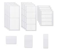 Gosknor 1000pcs/12 Paquets Étiquettes Autocollantes, 3 Tailles Onglets Vierges Inscriptibles Étiquettes de Signature Autocollantes Autocollants pour Notes Message pour Documents Fournitures de Bureau