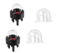 Gosknor 2pcs Ampoules d'Amorçage Rechange et 2 Pompe à Poire d'Amorçage Carburateur Encliquetage, Compatibles avec 188-512 WT-23A Zama 0057003 0057004 0057025 Tronçonneuse Débroussailleuse