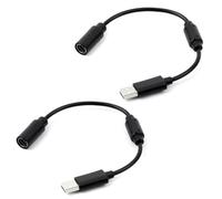 Gosknor 2pcs Câble Usb Breakaway, Remplacement, Cordon USB Détachable Adaptateur pour Logitech G920 Driving Force Thrustmaster Ferrari 458 Contrôleurs de Jeu Transmission Rapide de Données (Noir)