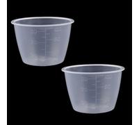 Gosknor 2pcs Gobelets Doseurs pour Lessive Liquide, Plastique Lavables et Réutilisables avec Graduations Précises pour la Maison