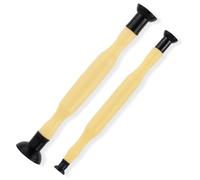 Gosknor 2pcs Outils Rodage Soupapes, 2 Tailles Outil Meulage Soupape Durable avec Ventouse et Poignée Confortable Outils Compresseur Ressort Soupape Accessoires Pratiques d'entretien et Réparation