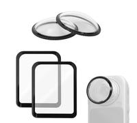 Gosknor 2pcs Protège-Objectifs & 2 Films Écran pour X6 avec Kit Nettoyage | Film Écran en Verre Trempé HD & Protège-Objectif PC Incurvé à Clipser Anti-Rayures Vision Claire & Tactile Réactif