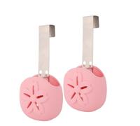 Gosknor 2Pcs Support Pastilles Nettoyage pour Réservoir Toilettes, Rose | Cerisiers Fleurs Support Accrocheur Nettoyant Cuvette Toilettes, Évite Substances Dissoutes Contaminer Réservoirs d'Eau