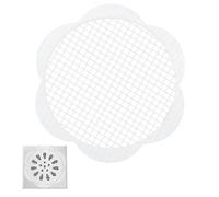 Gosknor 30pcs Autocollants pour Grilles de Drainage, Attrape-Cheveux Auto-Adhésif Bonde Baignoire Autocollants en Maille Attrape-Cheveux Salle de Bain pour Baignoire Évier Cuisine (Blanc)