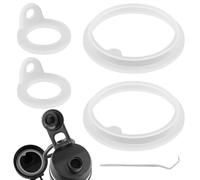 Gosknor 4pcs Joints de Rechange pour TAKEYA Actives, Joint d'Étanchéité Silicone Accessoires Pièces d'Étanchéité Anti-Fuite Compatible avec TAKEYA Actives 18/22/24/32/40oz (Pas pour TAKEYA Originals)