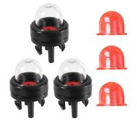 Gosknor 6pcs 188-512-1 Poires d'Amorçage à Clipser et Pompe à Poire d'amorçage, pour Poulan Echo Tronçonneuse Ryobi Homelite Bolens, Ampoule d'Amorçage pour Poulan Craftsman Zama (Rouge)