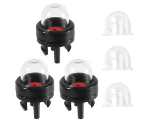 Gosknor 6pcs 188-512-1 Poires d'Amorçage à Clipser et Pompe à Poire d'amorçage, pour Poulan Echo Tronçonneuse Ryobi Homelite Bolens, Ampoule d'Amorçage pour Poulan Craftsman Zama (Transparent)