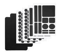 Gosknor 6pcs Rubans Adhésifs Antidérapants Téléphone, Adhésifs Universels Bandes Adhésives Prédécoupées Patchs Noirs pour Téléphones Portables Coques Souris Tablettes et Autres Appareils Lisses
