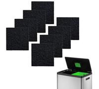 Gosknor 8pcs Filtre Désodorisant Litiere, Filtre Désodorisant Puissant de Remplacement pour Désodorisant Au Charbon Actif Filtre Désodorisant sans Contact pour Poubelle EKO