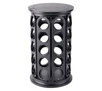 Gosknor Carrousel de Rangement pour Dosettes Keurig K-Cup, Support 40 Sachets Café Rangement de Comptoir en Plastique pour la Maison le Bureau et la Cuisine (Noir)