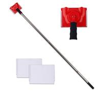 Gosknor Coupe-Bordure à Peinture, Réglable Applicateur de Tampon de Peinture avec Rallonges à 5 Sections et 2 Tampons Recharge Parfait pour les Garnitures Murs Plafonds Plinthes et les Coins