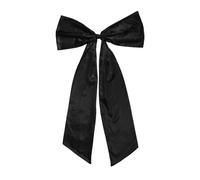 Gosknor Grand Arc Noir Décoration de Fête, 119,4x63,5cm Géant Satin Décoration Murale Arc pour Maison Anniversaire Mariage Fête Prénatale Toile de Fond pour Remise Diplôme