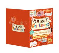 Gosknor Grande Carte de Départ à la Retraite, 40x27cm Carte d'Adieu avec Enveloppe Cadeau Réconfortant pour un Départ en Retraite pour Patron Enseignant Collègue Ami Famille