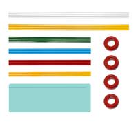 Gosknor Kit de 11 Aimants de Remplacement pour Support, Kit d'Outils Fixation Patrons Crochet avec Règle Magnétique et Aimants Supplémentaires pour Accessoires Tricot et d'Artisanat