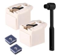 Gosknor Lot de 2 Pointes de Lecture pour Platine Vinyle Audio-Technica | Pointe de Lecture Rechange à Pointe Diamant avec Brosse de Nettoyage Compatible avec Audio-Technica ATN3600L