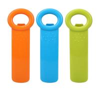 Gosknor Lot de 3 Ouvre Bocaux à Prise Confortable, Outil Pratique pour Conserves Parfait pour Femmes Enfants et Toute la Famille (Orange, Vert, Bleu)