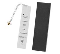 Gosknor Marque-Page Reconnaissance Enseignants, Élégant Marque-Page Métal avec Boîte Cadeau Cadeau Remerciement pour Professeurs Part d'Élèves pour Femmes Hommes Diplôme Retraite Noël (Abeille)