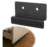 Gosknor Poignée d'Armoire, Ouvre-Tiroir d'Armoire avec 2 Vis et 1 Pâte Ouvre-Tiroir d'Armoire en Métal Noir Poignée d'Armoire Mains Libres pour Poubelle Tiroir Armoire