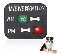 Gosknor Rappel Alimentation Chien, Force Magnétique Puissante Have We Been Fed Suivi Alimentation Animaux Compagnie Indication Quotidienne AM/PM Éviter Chiens Chats Soient Trop ou Pas Assez Nourris