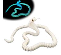 Gosknor Serpent Imprimé en 3D, 60cm Cobra Articulé en Cristal Serpent à Sonnette Imprimé en 3D Animaux Fidget Imprimés en 3D pour La Décoration de La Maison du Bureau (Couleur Arc-en-Ciel Lumineuse)