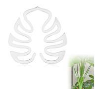 Gosknor Support pour Plantes en Forme de Monstera, Support pour Plantes Monstera Grapple Support pour Plantes en Acrylique en Forme de Feuille pour Plantes d'Intérieur et d'Extérieur