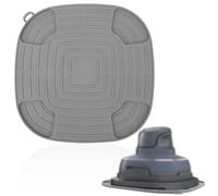 Gosknor Tapis en Silicone Résistant à la Chaleur pour Friteuse à air Ninja Crispi, Dessous de Plat Antidérapant en Silicone Résistant la Chaleur Compatible avec Ninja FN101GY/FN101SG/FN101ST