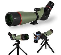Gosky 20-60x80 Longue Vue - Telescope a Angle BAK4 - La Plus recente Lunette de visee etanche pour tir a la Cible