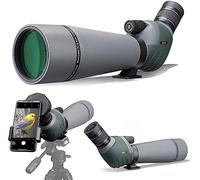 Gosky Ed Longue-Vue 20-60x 80 mm avec Adaptateur pour Smartphone, Longues-Vues à très Faible Dispersion, pour L'observation des Oiseaux, Le tir à la Cible, Les paysages fauniques
