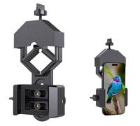 Gosky Support Universel pour téléphone Portable Compatible avec Jumelles, Jumelles monoculaires, télescopes et microscopes pour Presque Tous Les Smartphones