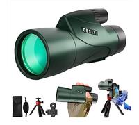 Gosky Télescope Monoculaire, Piper de la Haute Définition 12x55 pour Adultes avec Prisme BAK4 et FMC, Léger avec Adaptateur pour Smartphone Adapté à l'Observation des Oiseaux