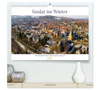 Goslar im Winter (hochwertiger Premium Wandkalender 2027 DIN A2 quer), Kunstdruck in Hochglanz: Die mittelalterliche Kaiserstadt im Schnee