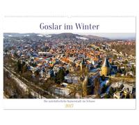 Goslar im Winter (Wandkalender 2027 DIN A2 quer), CALVENDO Monatskalender: Die mittelalterliche Kaiserstadt im Schnee