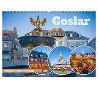 Goslar - Zwischen Fachwerk und Welterbe (Wandkalender 2027 DIN A2 quer), CALVENDO Monatskalender: Stimmungsvolle Bilder der Welterbestadt im Harz, mit ... Kaiserpfalz und beliebten Sehenswürdigkeiten.