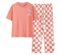GOSO Pyjama pour fille avec pyjama et pantalon long, vêtements de nuit pour garçons de 8, 9, 10, 11, 12, 13, 14 ans, Rose (303f2), 13 ans