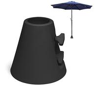 GoSports Ancrage Permanent au Sol pour Parasol, Parasol ou Cordes Lumineuses, Nylon, Noir
