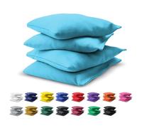 GoSports Ensemble de 4 Poches Réglementaires de Lancer de Poches - pour Tous Les Temps - Bleu Clair