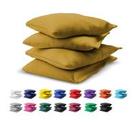 GoSports Ensemble de 4 Poches Réglementaires de Lancer de Poches - pour Tous Les Temps - Doré