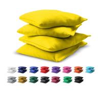 GoSports Ensemble de 4 Poches Réglementaires de Lancer de Poches - pour Tous Les Temps - Jaune