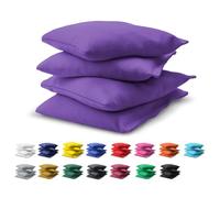 GoSports Ensemble de 4 Poches Réglementaires de Lancer de Poches - pour Tous Les Temps - Violet