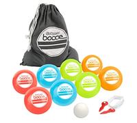 GoSports Ensemble de Pétanque Souple Comprenant 8 Boules lestées, Un Pallino et Un Étui, pour Jouer à l'Intérieur ou à l'Extérieur