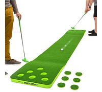 GoSports Jeu de Golf Battleputt 2 Contre 2 de Style Pong avec Un Green de 3,4 m, 2 Putters et 2 Balles de Golf