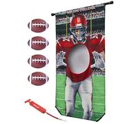 GoSports Jeux de Lancer de Football et de Baseball Disponibles en défi de la Zone Rouge de Football ou de Baseball Pro Pitch Challenge Choisissez Entre Le Lancer dans Le Jardin ou Les cibles à