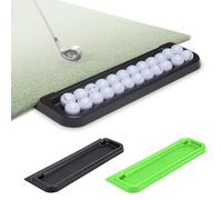 GoSports Plateau à balles de Golf pour Tous Les Temps - Capacité de 24 balles - Compatible avec Tous Les Tapis de Frappe - Noir