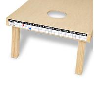 GoSports Scoreboards Bord Score magnétique - Se Monte sur n'importe Quel Tableau de Cornhole Unisexe, Bois Naturel