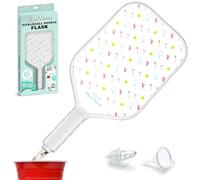 GoSports Sip N' Serve Pickleball Paddle Flask (590 ml) - Bouteille d'alcool cachée - Cadeau amusant - Comprend un entonnoir et un bec verseur