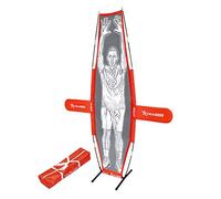 GoSports Guard Nets Mannequin d'entraînement Xtraman de Basketball - Grande Taille de 2,1 m pour Le tir, Le Dribble et la Pratique de la Conduite Mixte Adolescent, Rouge, 7'