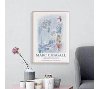 GOSRD Affiche de la série Marc Chagall, impression sur toile, style nordique, pour salon et chambre, décoration murale moderne (60 x 90 cm, sans cadre)