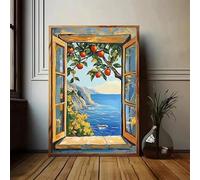 GOSRD Affiche sur toile « Chat noir, pommier et citronnier » d'Henri Matisse (70 x 100 cm) - Décoration murale pour cuisine