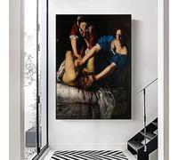 GOSRD Affiche vintage baroque italienne de la Renaissance, Artemisia Gentileschi, impressions sur toile, peinture murale, décoration d'intérieur, 40 x 55 cm, sans cadre