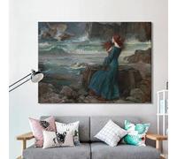 GOSRD Affiches et impressions classiques - Tableau sur toile Miranda - La Tempête - Décoration murale pour chambre (40x60CM/sans cadre)